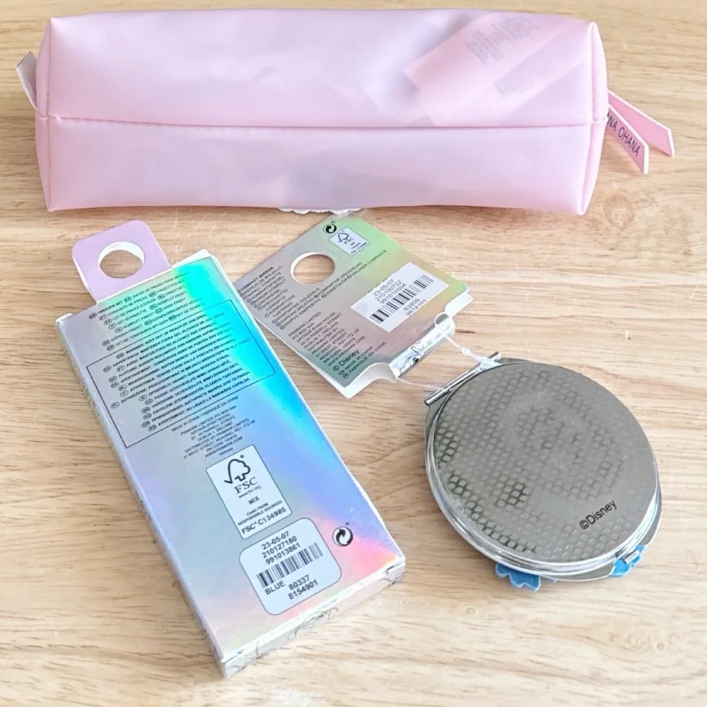 Stitch Bundle Cosmetic Bag Compact Mirror Stitch Angel Tweezers Beauty Kawaii